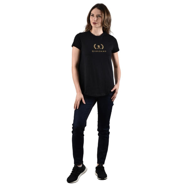 Women Signature Print Tees