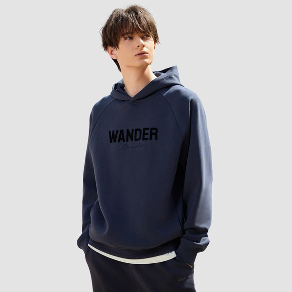 Men's Interlock Long Sleeve Print Wander Wonder Collection Sweatshirt Hoodie