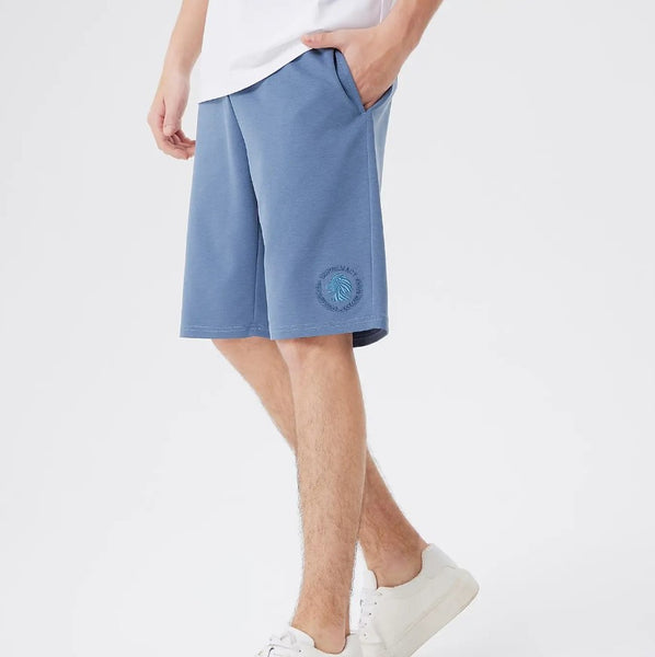 Men's Embroidery Shorts - Cotton