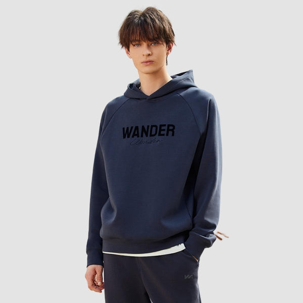 Men's Interlock Long Sleeve Print Wander Wonder Collection Sweatshirt Hoodie