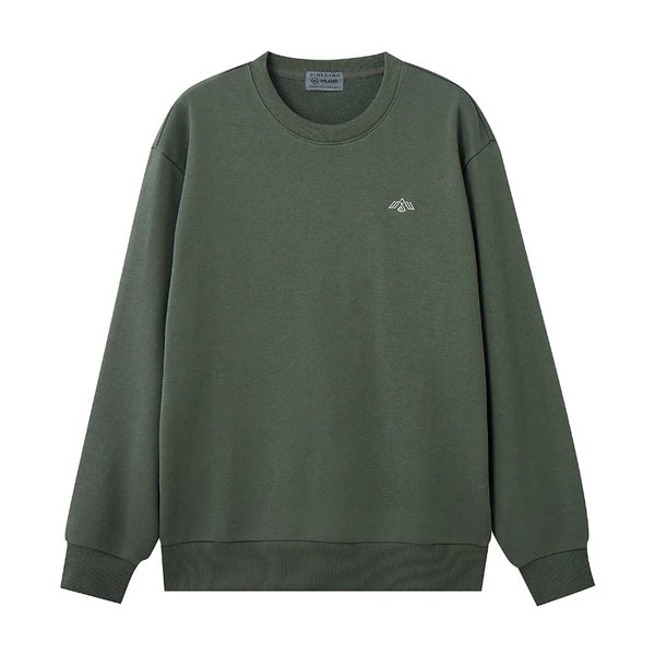 Men's Cotton Polyester French Terry Crew Neck Sweatshirt