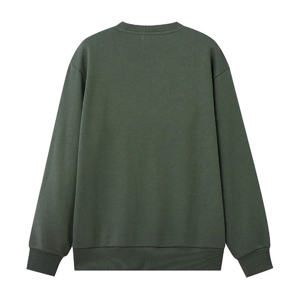 Men's Cotton Polyester French Terry Crew Neck Sweatshirt