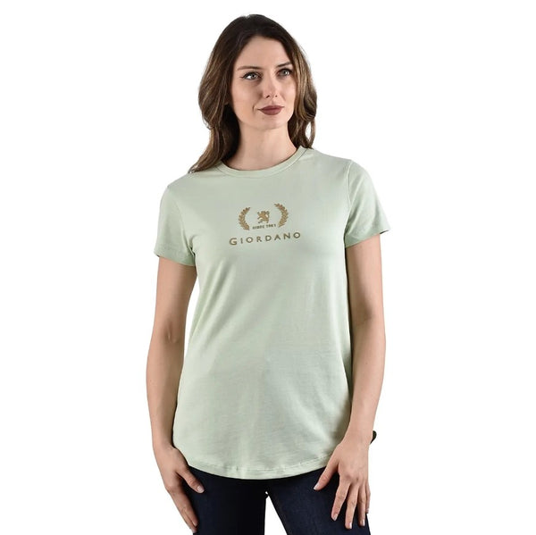 Women Signature Print Tees