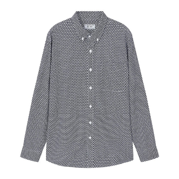 Cotton Oxford Full Opening Long Sleeve Slim Fit