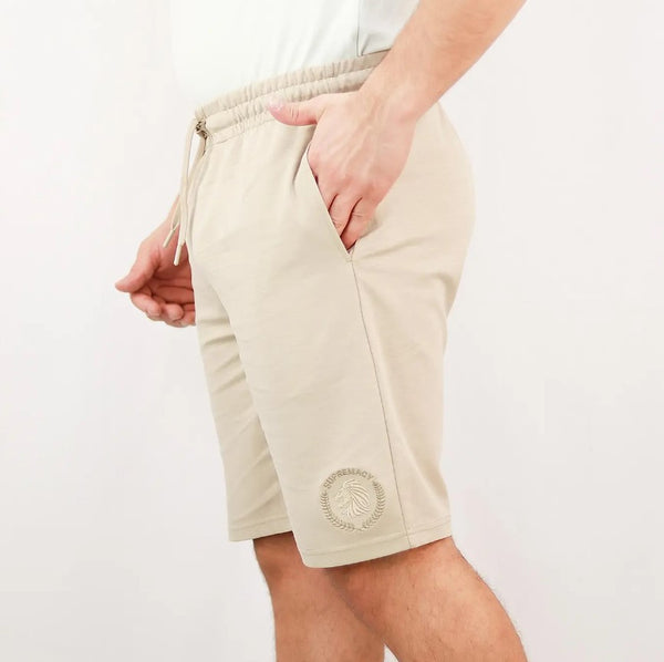 Men's Embroidery Shorts - Cotton