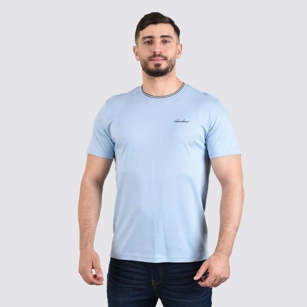 Cotton Interlock Crew Neck Short Sleeve Slim Tee