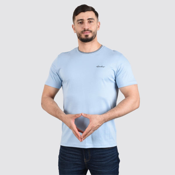 Cotton Interlock Crew Neck Short Sleeve Slim Tee