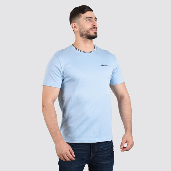 Cotton Interlock Crew Neck Short Sleeve Slim Tee