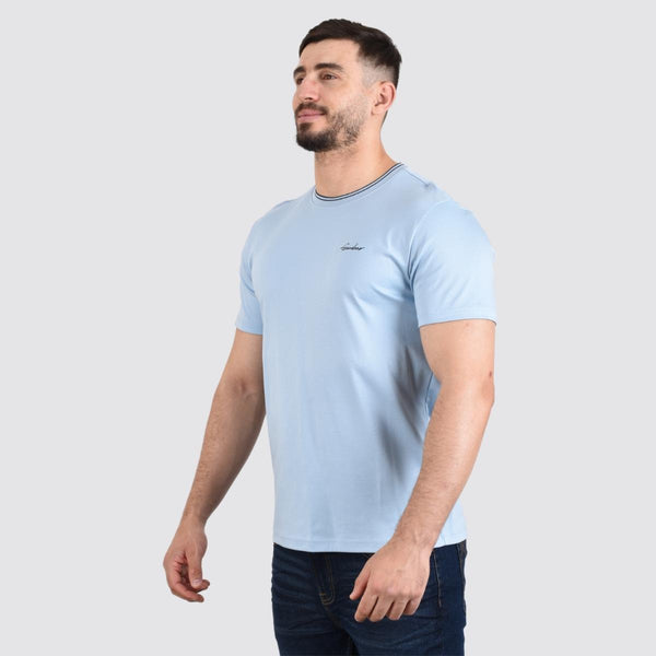 Cotton Interlock Crew Neck Short Sleeve Slim Tee