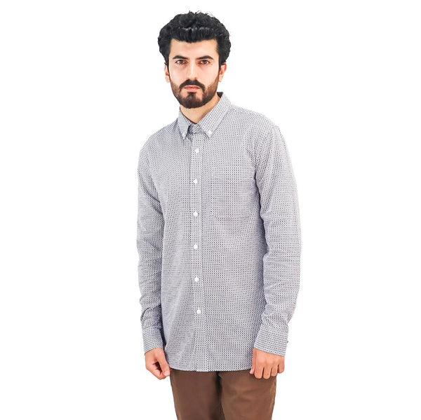 Cotton Oxford Full Opening Long Sleeve Slim Fit