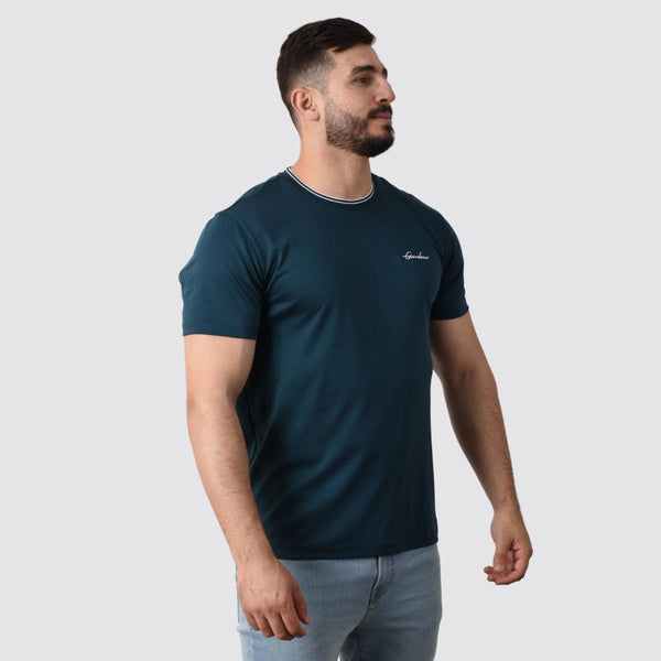 Cotton Interlock Crew Neck Short Sleeve Slim Tee