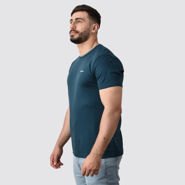 Cotton Interlock Crew Neck Short Sleeve Slim Tee