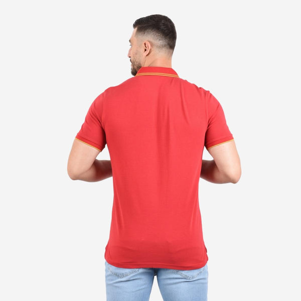 Cotton Lycra Pique Short Sleeve Slim Bold Polo