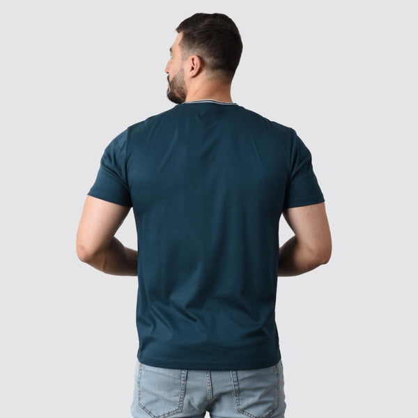 Cotton Interlock Crew Neck Short Sleeve Slim Tee