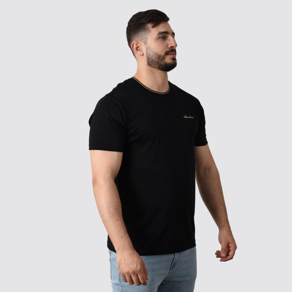 Cotton Interlock Crew Neck Short Sleeve Slim Tee