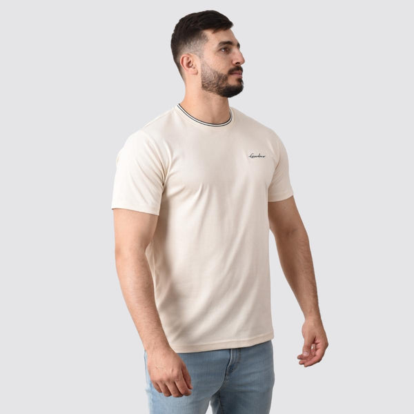 Cotton Interlock Crew Neck Short Sleeve Slim Tee