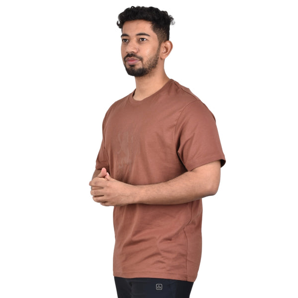 Men Giordano Signature Print Tees