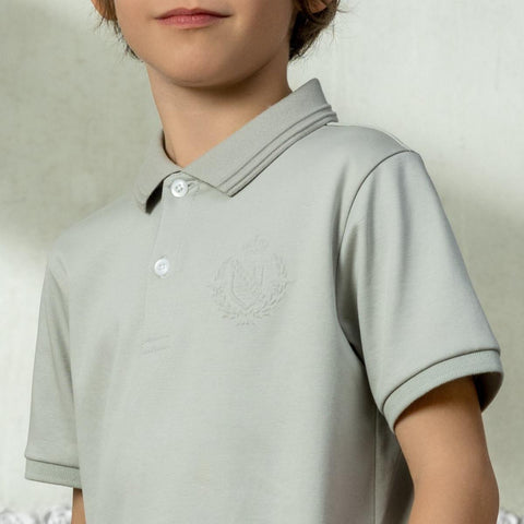 Junior Liquid Touch Short Sleeve Embroidery Polo