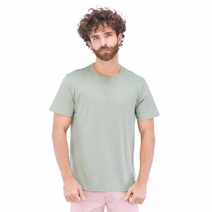 Cotton/Polyester Interlock Crew Neck Short Sleeve Slim Tee