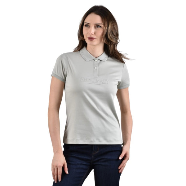 Women's Slim Fit Embroidery Bold Polo (Liquid Touch)