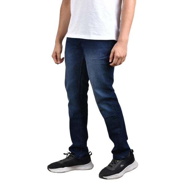 Men’s Stretch Denim Low Rise Skinny Tapered Jeans (180° Expandable Waistband)