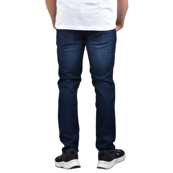 Men’s Stretch Denim Low Rise Skinny Tapered Jeans (180° Expandable Waistband)