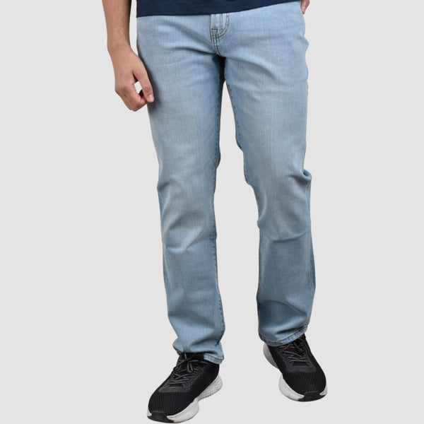 Men’s Stretch Denim Low Rise Skinny Tapered Jeans (180° Expandable Waistband)