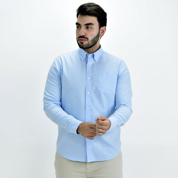 Cotton Oxford Wrinkle Free Shirt