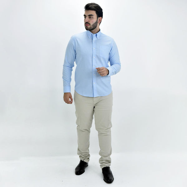 Cotton Oxford Wrinkle Free Shirt