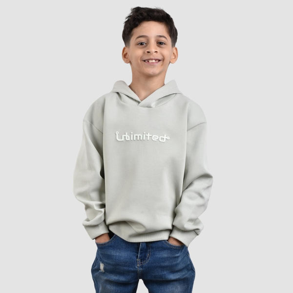 Kids Cotton Polyester Spandex Interlock Long Sleeve Comfort Fit Print Sweatshirt Hoodie