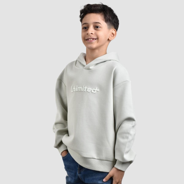 Kids Cotton Polyester Spandex Interlock Long Sleeve Comfort Fit Print Sweatshirt Hoodie