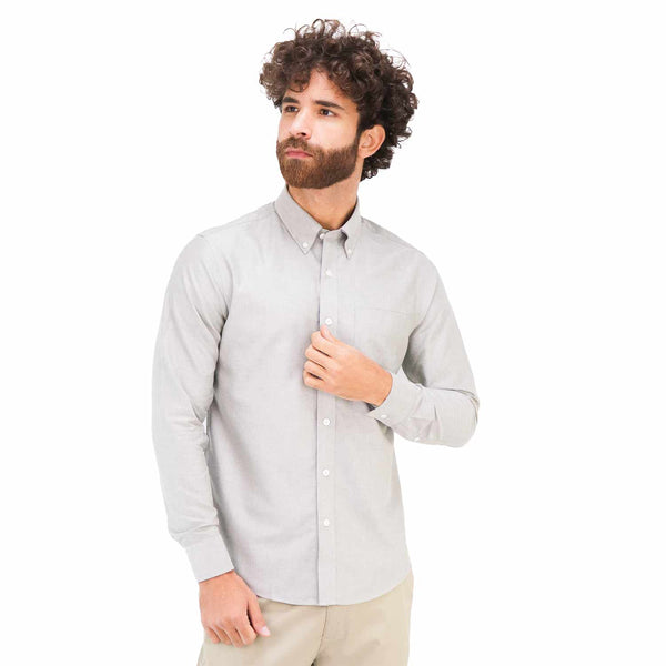 Cotton Oxford Wrinkle Free Shirt