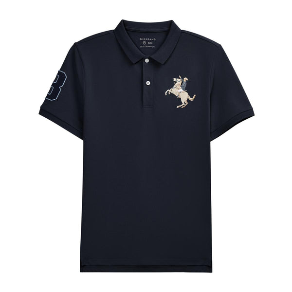 Men's Embroidery Napoleon Polo