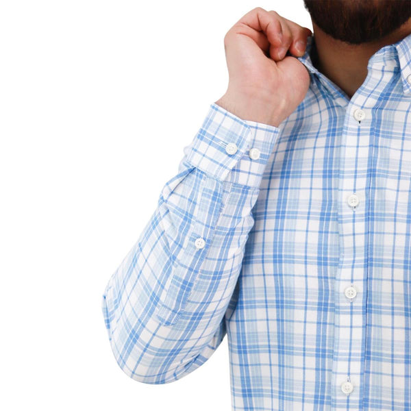 Men's Oxford Shirt with Small Lion Embroidery