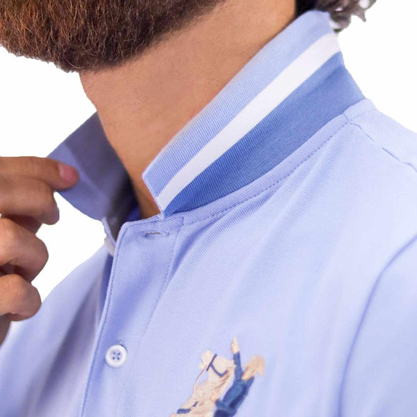 Men's Embroidery Napoleon Polo