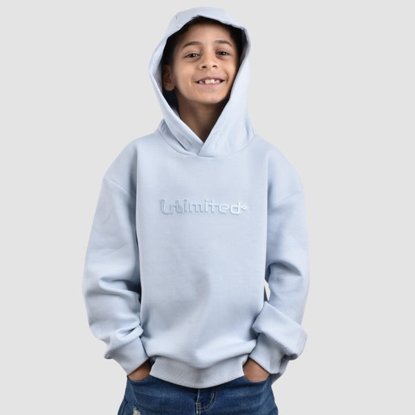 Kids Cotton Polyester Spandex Interlock Long Sleeve Comfort Fit Print Sweatshirt Hoodie