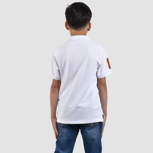 Junior Embroidery Short Sleeve Bold Polo