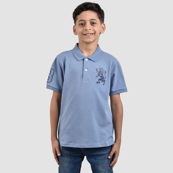 Junior Embroidery Short Sleeve Bold Polo