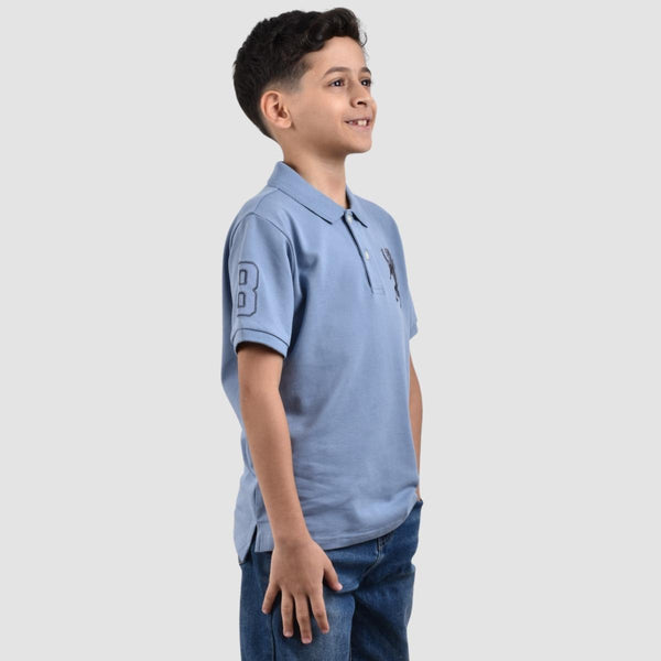 Junior Embroidery Short Sleeve Bold Polo