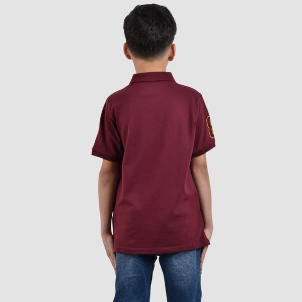 Junior Embroidery Short Sleeve Bold Polo