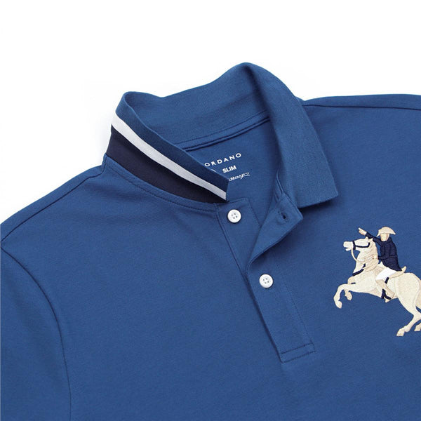 Men's Embroidery Napoleon Polo